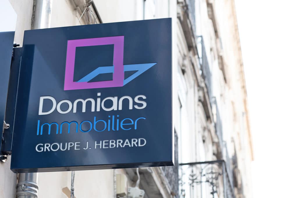 agence immobilière Perpignan enseigne Domians